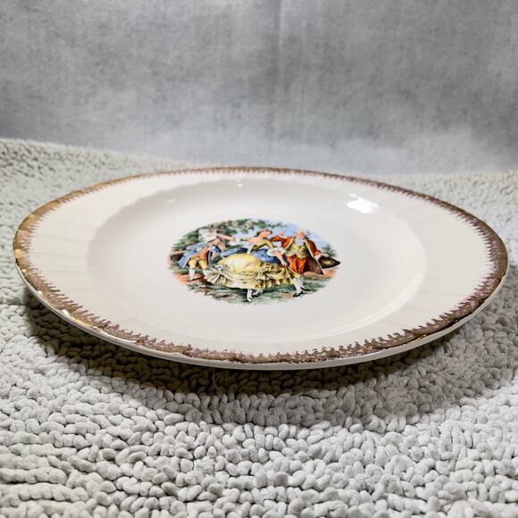 Cronin China Co. 11" x 9" Oval Serving Platter Pattern CO12 Vintage Made in USA - Picture 4 of 9